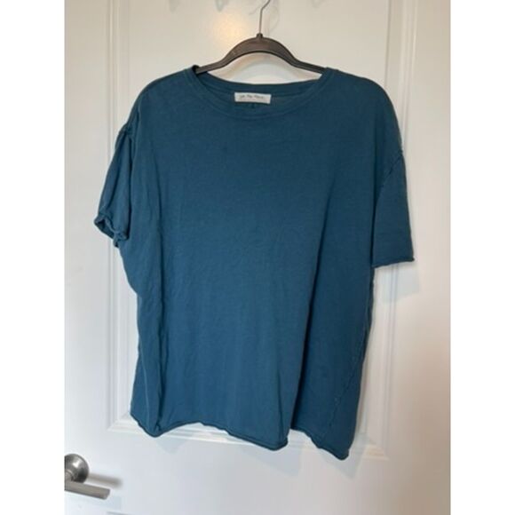Free People We The Free Nina Short Sleeve Tee Navy Patina - Picture 3 of 6